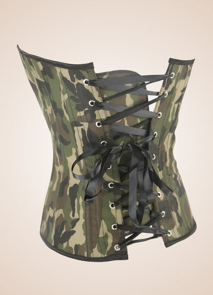 Steampunk Camouflage Corset - Steampunk Australia
