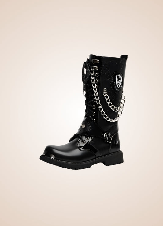 Steampunk Chain Boots - Steampunk Australia