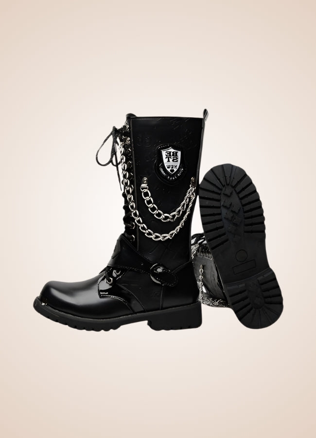 Steampunk Chain Boots - Steampunk Australia