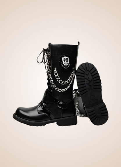 Steampunk Chain Boots - Steampunk Australia