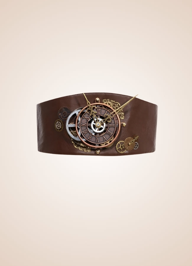 Steampunk Clock Corset Belt - Steampunk Australia