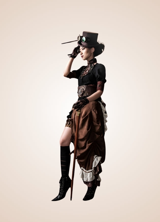 Steampunk Clock Corset Belt - Steampunk Australia