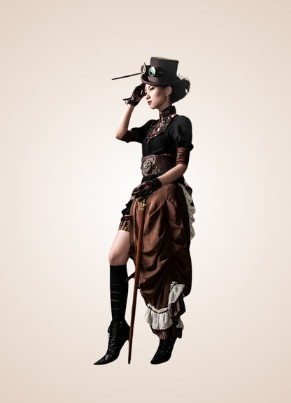 Steampunk Clock Corset Belt - Steampunk Australia