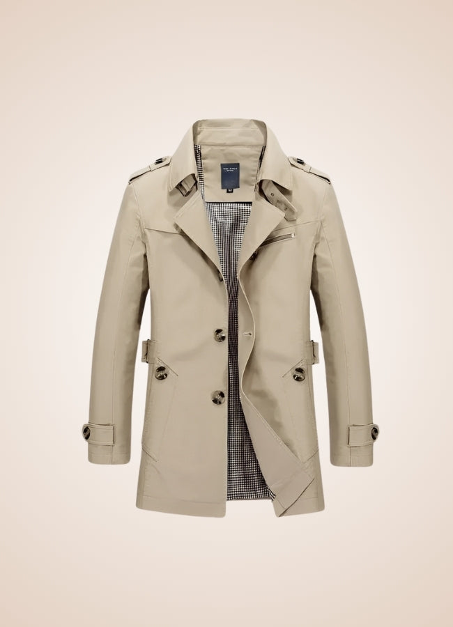 Steampunk Cotton Trench Coat - Steampunk Australia