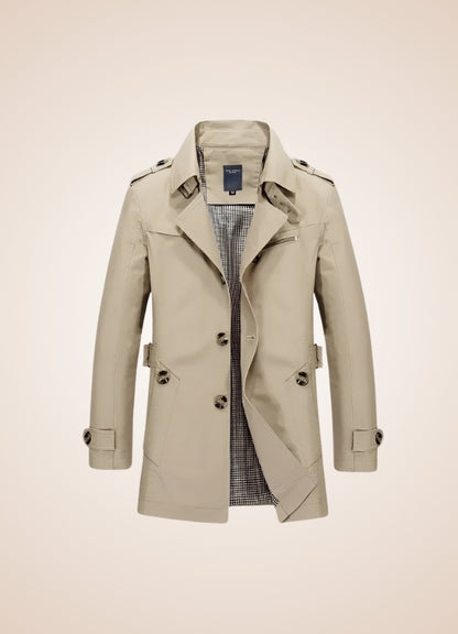 Steampunk Cotton Trench Coat - Steampunk Australia
