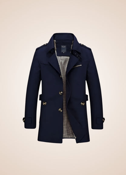 Steampunk Cotton Trench Coat - Steampunk Australia