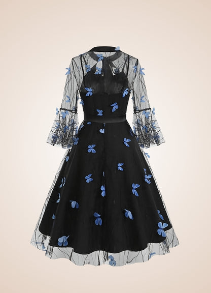 Steampunk Elegant Mesh Dress - Steampunk Australia