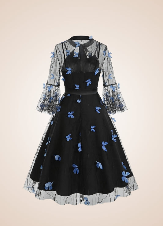 Steampunk Elegant Mesh Dress - Steampunk Australia