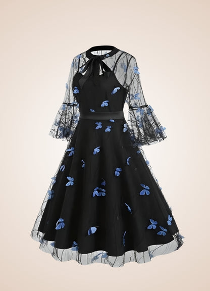Steampunk Elegant Mesh Dress - Steampunk Australia