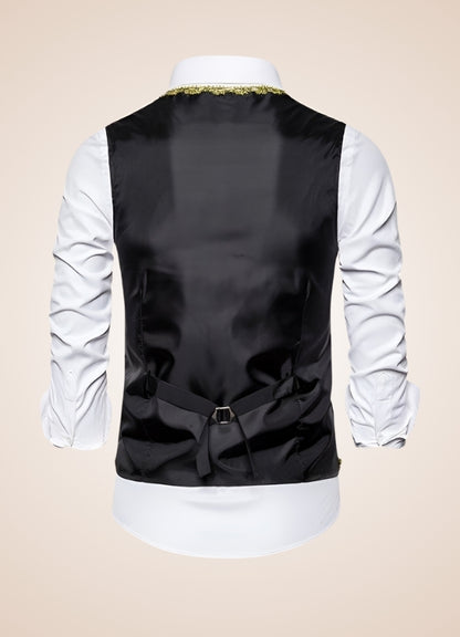 Steampunk Embroidery Vest - Steampunk Australia