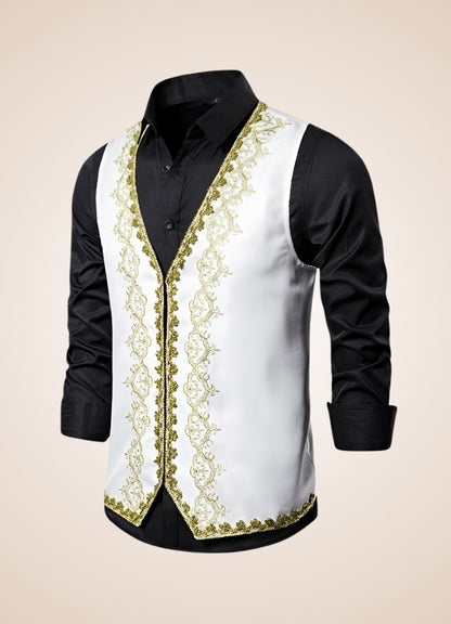 Steampunk Embroidery Vest - Steampunk Australia