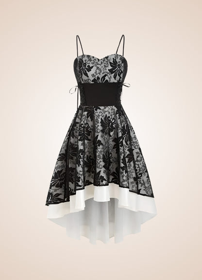 Steampunk Floral Lace Dress - Steampunk Australia