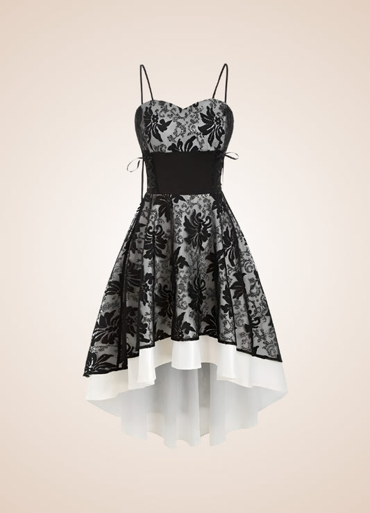 Steampunk Floral Lace Dress - Steampunk Australia