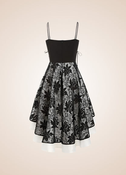 Steampunk Floral Lace Dress - Steampunk Australia