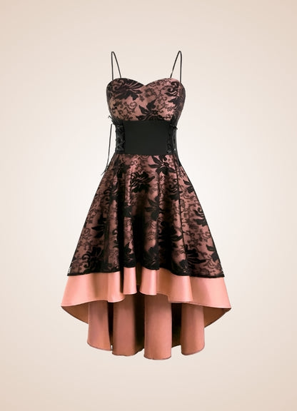 Steampunk Floral Lace Dress - Steampunk Australia