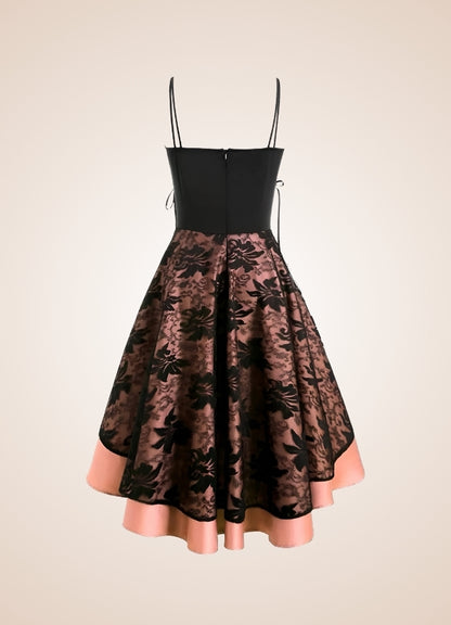 Steampunk Floral Lace Dress - Steampunk Australia