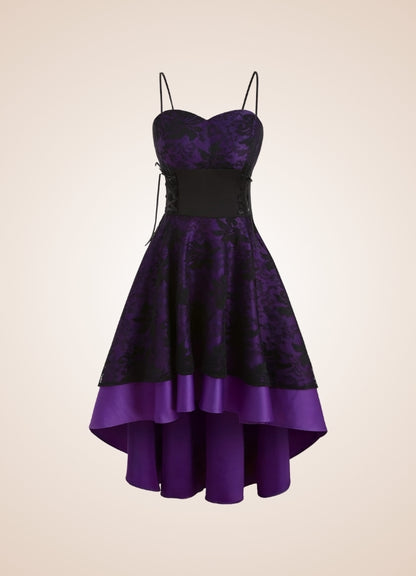 Steampunk Floral Lace Dress - Steampunk Australia