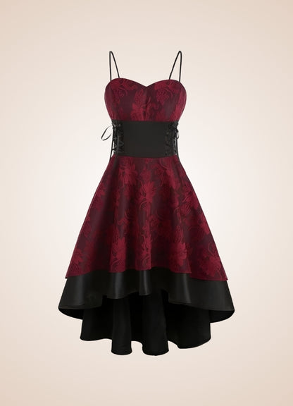Steampunk Floral Lace Dress - Steampunk Australia