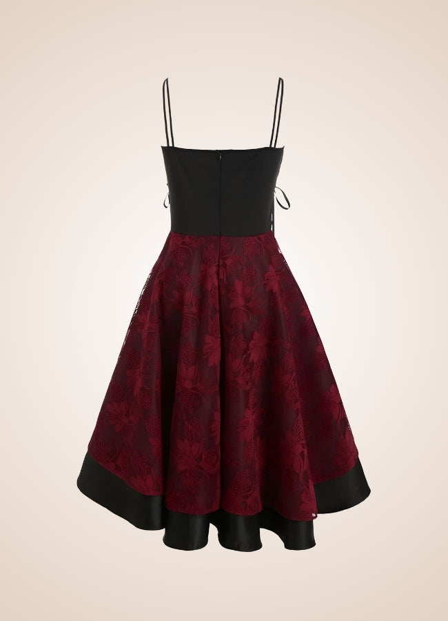 Steampunk Floral Lace Dress - Steampunk Australia