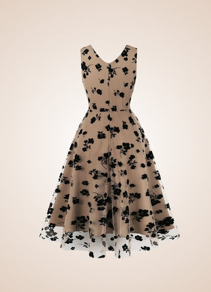 Steampunk Floral Mesh Dress - Steampunk Australia