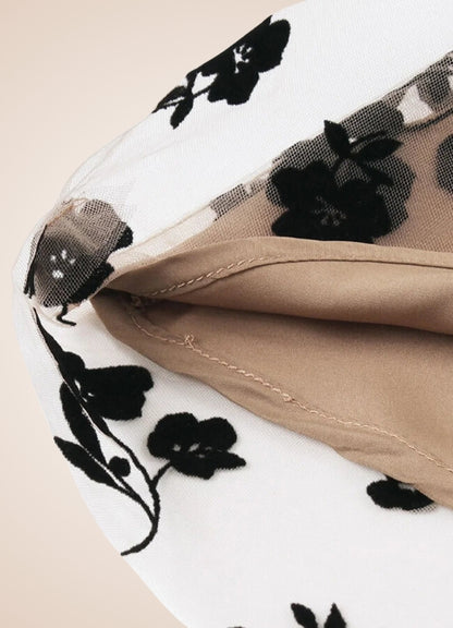 Steampunk Floral Mesh Dress - Steampunk Australia