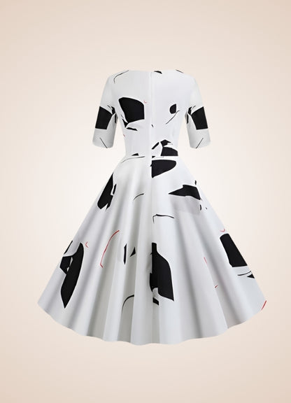 Steampunk Flower Print Dress - Steampunk Australia