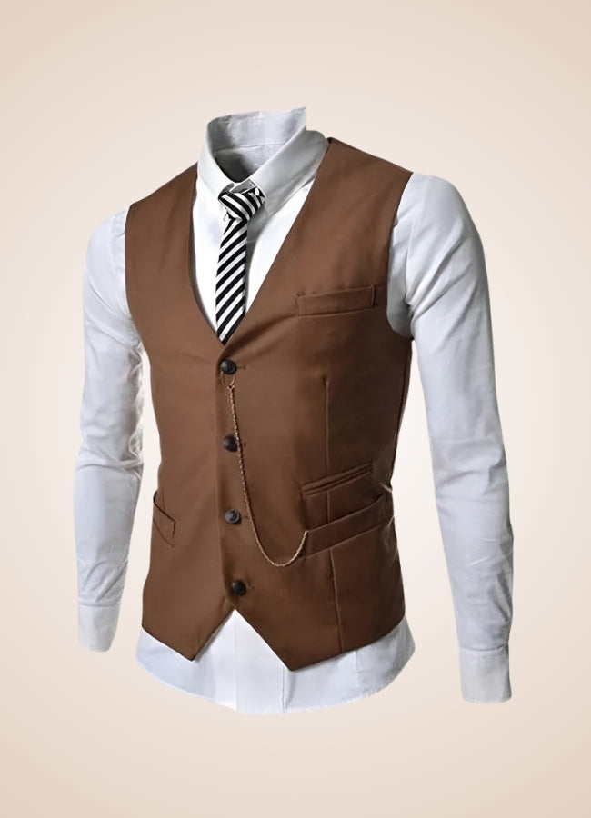 Steampunk Gentlemen Chain Vest - Steampunk Australia