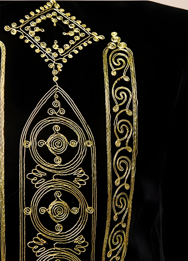 Steampunk Gold Embroidery Jacket - Steampunk Australia
