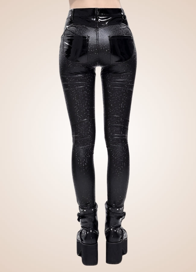 Steampunk Goth Latex Pants - Steampunk Australia