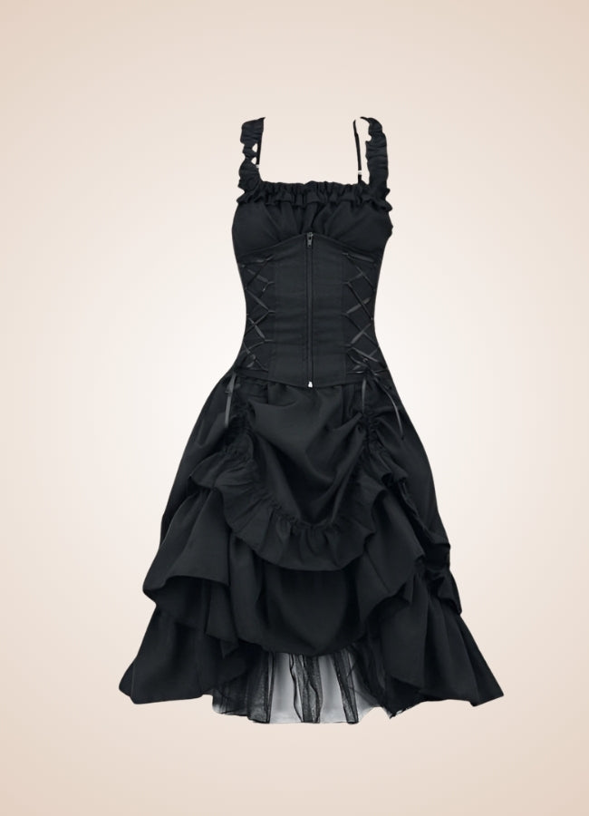 Steampunk Goth Medieval Dress - Steampunk Australia