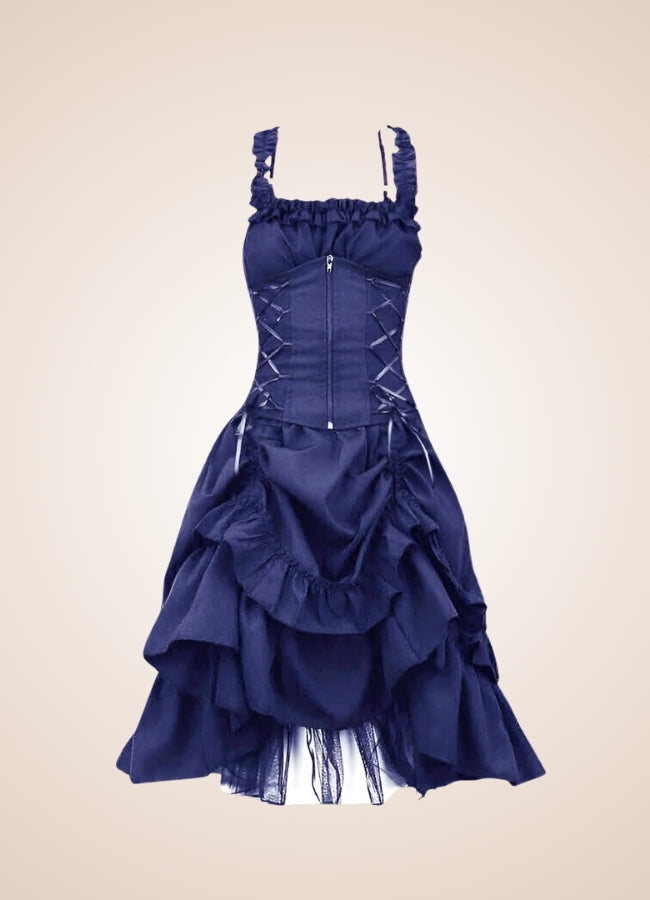 Steampunk Goth Medieval Dress - Steampunk Australia