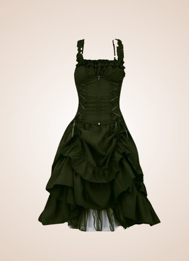 Steampunk Goth Medieval Dress - Steampunk Australia