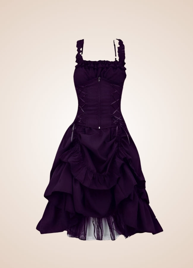 Steampunk Goth Medieval Dress - Steampunk Australia