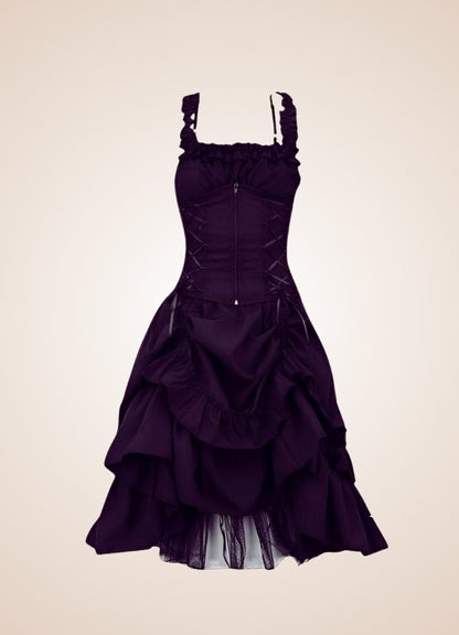 Steampunk Goth Medieval Dress - Steampunk Australia