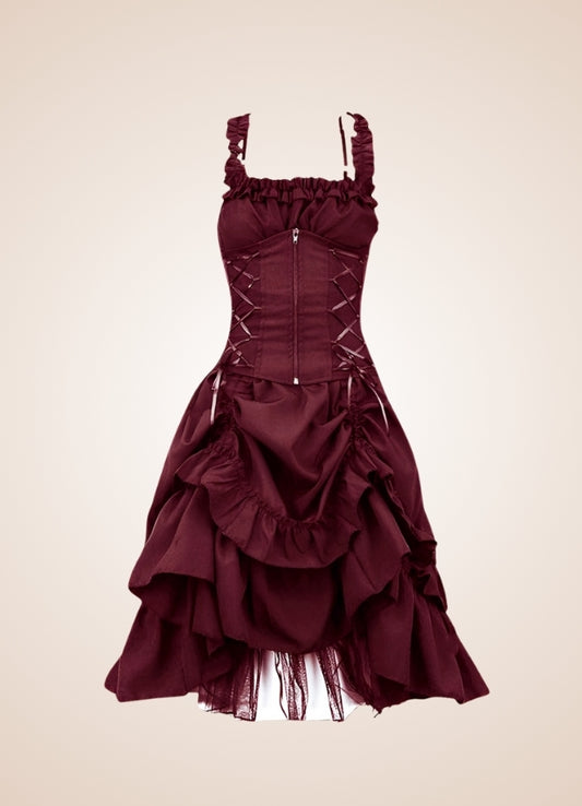 Steampunk Goth Medieval Dress - Steampunk Australia