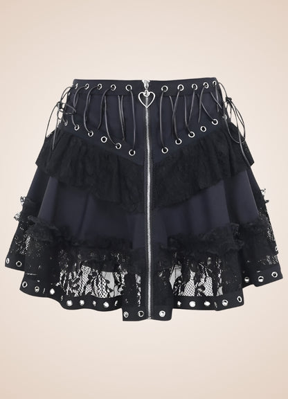 Steampunk Goth Mini Skirt - Steampunk Australia