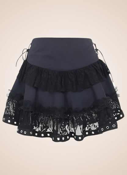 Steampunk Goth Mini Skirt - Steampunk Australia