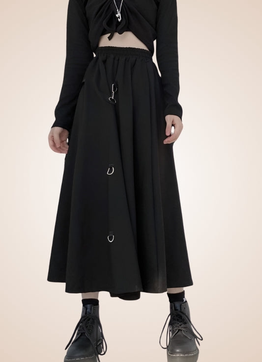Steampunk Goth Pleated Skirt - Steampunk Australia