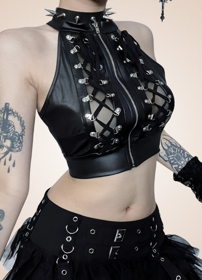 Steampunk Gothic Collar Corset - Steampunk Australia