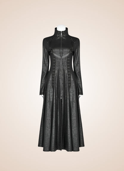 Steampunk Gothic High Collar Coat - Steampunk Australia