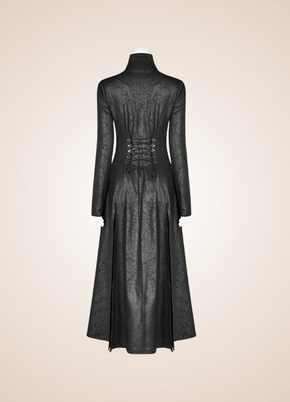 Steampunk Gothic High Collar Coat - Steampunk Australia