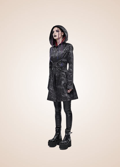 Steampunk Gothic Hooded Jacket - Steampunk Australia