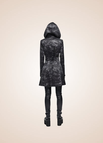 Steampunk Gothic Hooded Jacket - Steampunk Australia