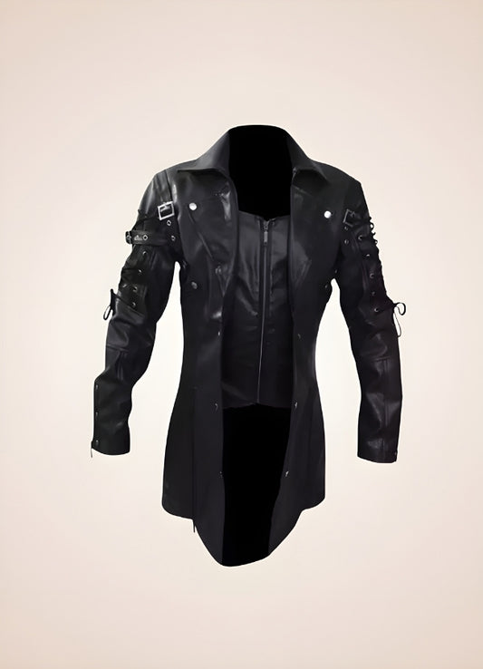 Steampunk Gothic Leather Jacket - Steampunk Australia