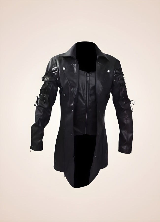 Steampunk Gothic Leather Jacket - Steampunk Australia