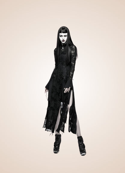 Steampunk Gothic Long Sleeve Dress - Steampunk Australia