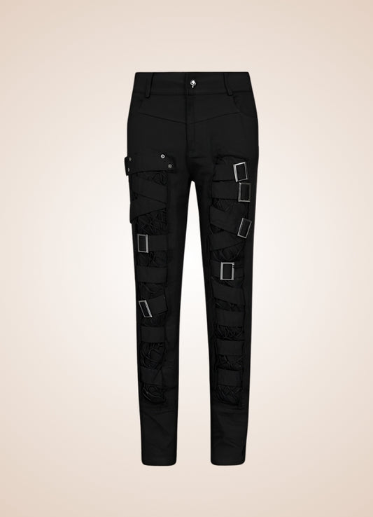 Steampunk Gothic Slim Fit Pants - Steampunk Australia