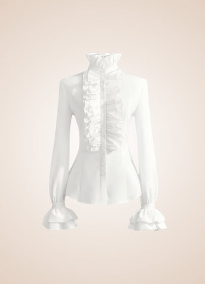 Steampunk High Collar Shirt - Steampunk Australia