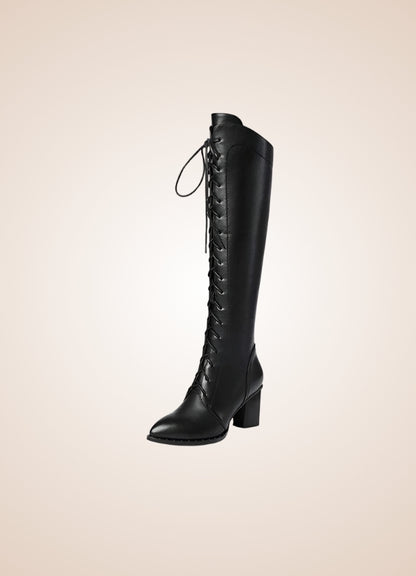 Steampunk High Knee Chunky Boots - Steampunk Australia
