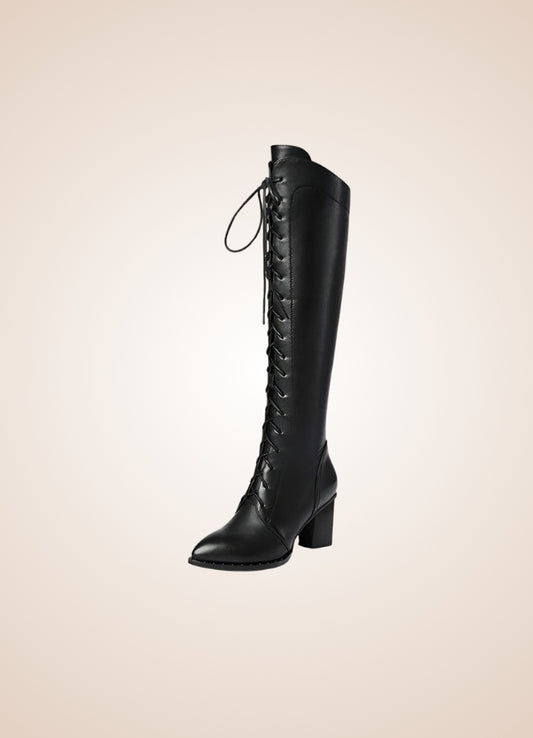 Steampunk High Knee Chunky Boots - Steampunk Australia